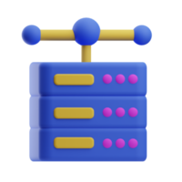 3d illustration server big data png