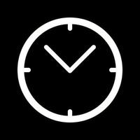 icono de vector de reloj