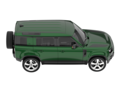 realistico suv isolato su trasparente sfondo. 3d interpretazione - illustrazione png