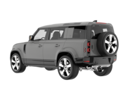 Realistic SUV isolated on transparent background. 3d rendering - illustration png