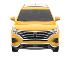 Realistic SUV isolated on transparent background. 3d rendering - illustration png