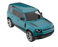 Realistic SUV isolated on transparent background. 3d rendering - illustration png