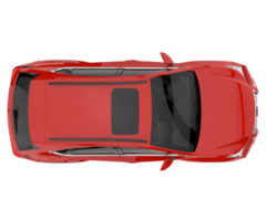 suv réaliste isolé sur fond transparent. rendu 3d - illustration png