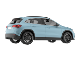 Realistic SUV isolated on transparent background. 3d rendering - illustration png