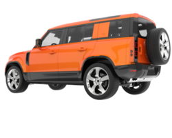 realistisk sUV isolerat på transparent bakgrund. 3d tolkning - illustration png