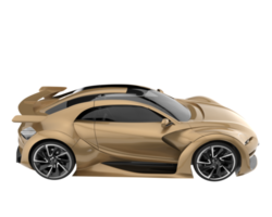 carro esporte isolado em fundo transparente. renderização 3D - ilustração png