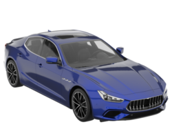 carro esporte isolado em fundo transparente. renderização 3D - ilustração png