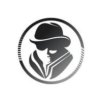 Gentleman icon vector fashion boutique and design symbol