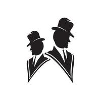 Gentleman icon vector fashion boutique and design symbol