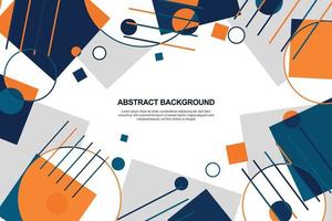 Abstract geometric shape background. vector