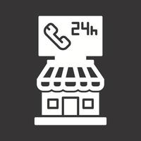 24 hours Vector Icon