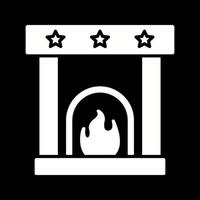 Fireplace Vector Icon