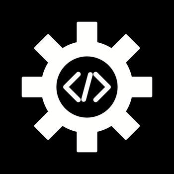 Unique Code Optimization Vector Icon