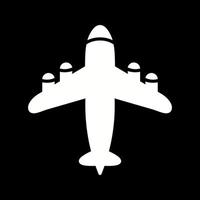 Flying Airplane Vector Icon