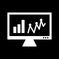 Online Stats Vector Icon