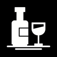 Wine Bottle Vector Icon