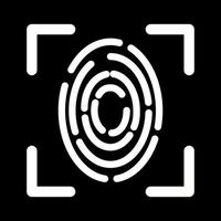 Fingerprint Vector Icon