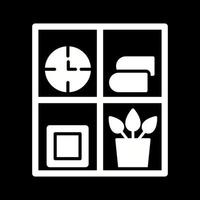 Bookshelf Vector Icon