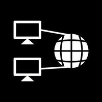 icono de vector de conectividad a internet