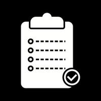 Unique Checklist Vector Icon
