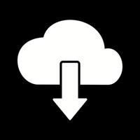 Download from Cloud Vector Icon