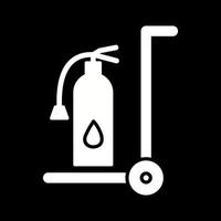 Unique Moveable Extinguisher Vector Icon