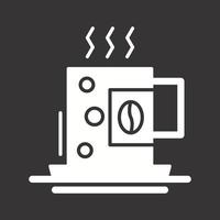 icono de vector de taza de café