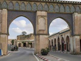 Panoramic view of Meknes, a city in Morocco which was founded in the 11th century by the Almoravids photo