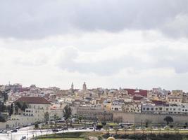 Panoramic view of Meknes, a city in Morocco which was founded in the 11th century by the Almoravids photo