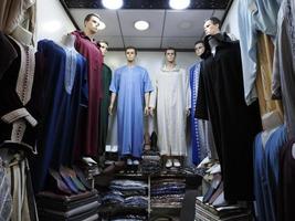 man dress shop in fes Budget clothes boutique in Morocco photo