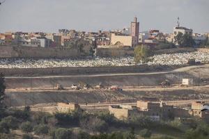 Panoramic view of Meknes, a city in Morocco which was founded in the 11th century by the Almoravids photo