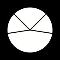 Pie Chart Analysis Vector Icon