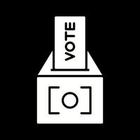 icono de vector de voto