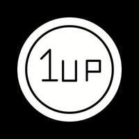 Unique 1UP Vector Icon