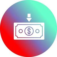 Money Down Vector Icon