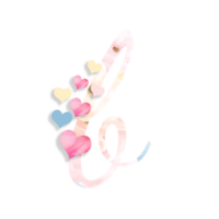 14th February, Valentine's Alphabet Letter Design png