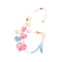 14th February, Valentine's Alphabet Letter Design png