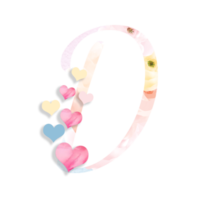 14th February, Valentine's Alphabet Letter Design png