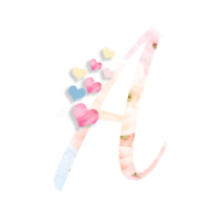 14th February, Valentine's Alphabet Letter Design png