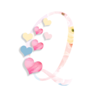 14th February, Valentine's Alphabet Letter Design png