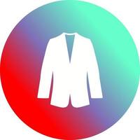 icono de vector de traje