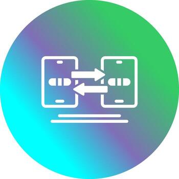 Data Synchronization Vector Icon