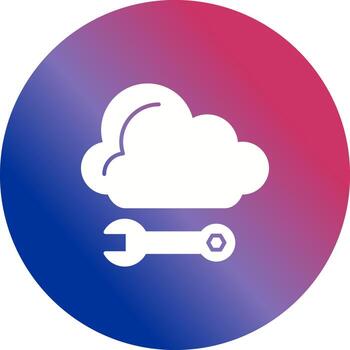 Cloud Computing Vector Icon