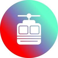 Cable car Vector Icon