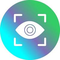 Eye Scan Vector Icon