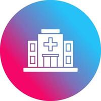 icono de vector de hospital