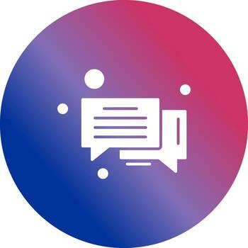 Message Bubble Vector Icon