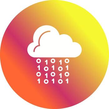 Cloud Coding Vector Icon