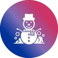 Snowman Vector Icon