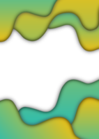 Simple flyer or poster template backgrounds with 3D dynamic liquid pattern. Artistic and attractive color template. Available for text space. Suitable for school, company, and industry promotions. png
